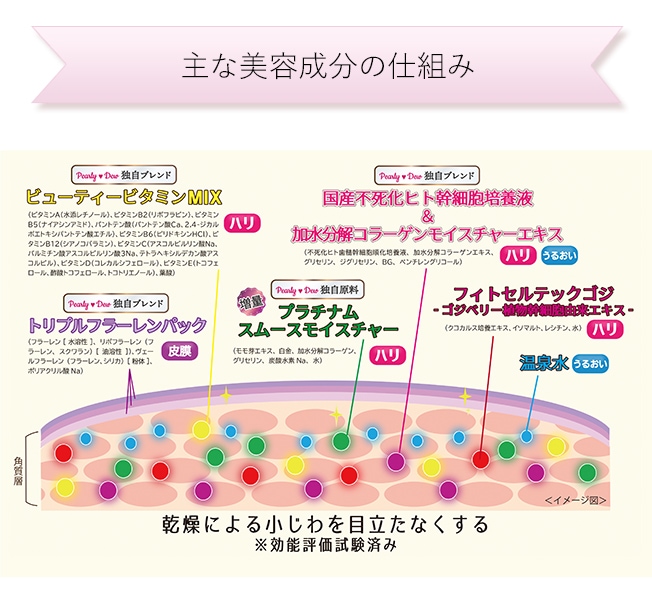 主な美容成分のしくみ