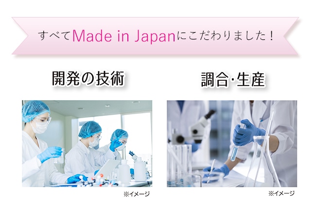 研究・開発・製造 すべてMade In Japan