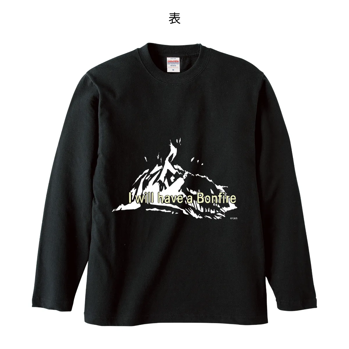 作中デザインロングTシャツ