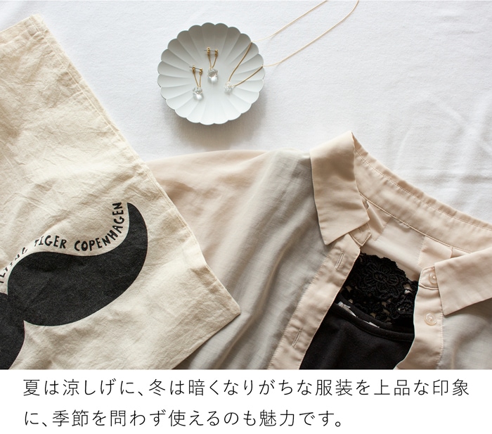 ハリオ 煌めきセット ゴールドカラー ネックレス ピアス ミルククラウン ダイヤモンドカレット ガラス製 HARIO Lampwork Factory 手作り 日本製 ハリオランプワークファクトリー