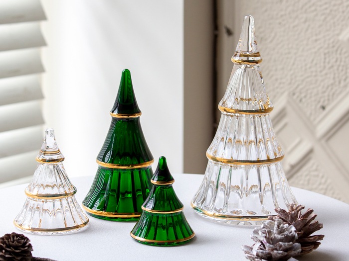 ホルムガード クリスマスツリー ガラス L 13.5cm 北欧 HOLMEGAARD クリスマス ツリー ガラスツリー クリスマス雑貨