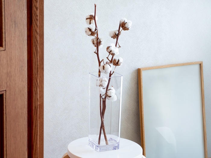割れない花瓶 ポリカーボネート 割れない 花瓶 枝もの 大きい フラワーベース 角柱 スクエア PC quadrangular 高さ30cm 幅10cm CLAY クレイ