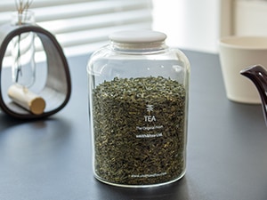 Tea Caddy Glass ガラスキャニスター