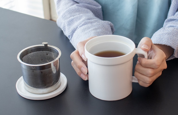 Arrosoir 茶こし＆フタ付きマグカップ