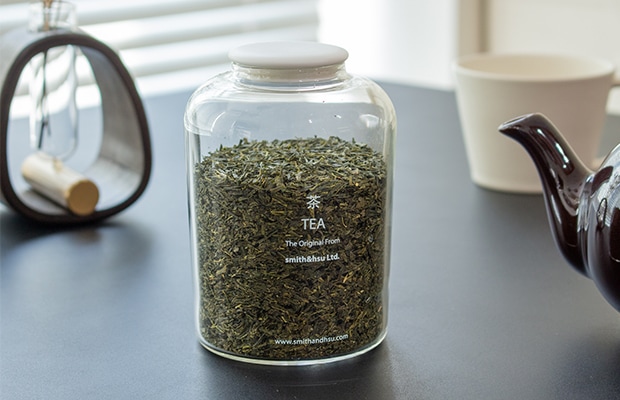 Tea Caddy Glass ガラスキャニスター