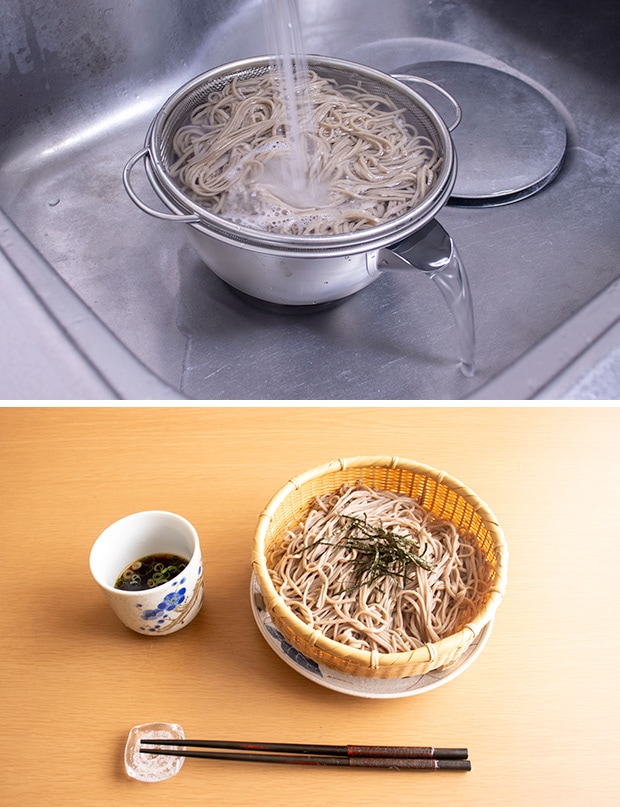 茹でて冷やすときに大活躍！家事問屋の横口ボウルザルセットと茹で分け