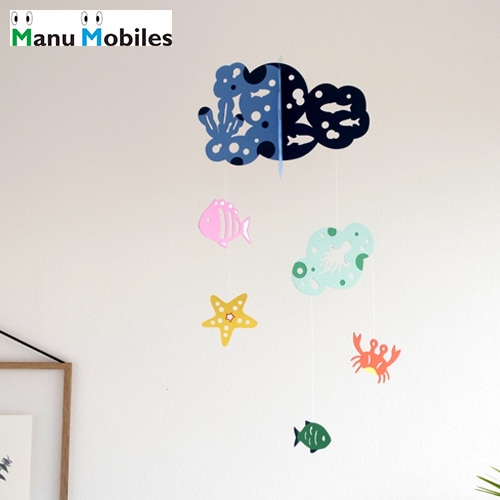 モビール 海の仲間たち マニュモビールズ Happy Bubbles 子供部屋