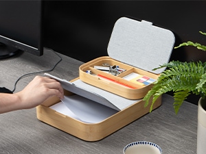 ODDI ふた付き卓上収納ケース