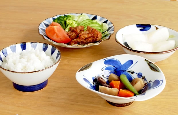 翔芳窯 藍の器 波佐見焼 人気 おしゃれ 食器 器 手書き 軽量 軽い 薄い 日本製