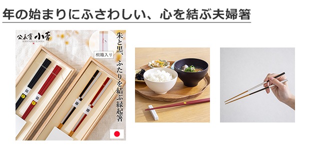 公長斎小菅ギフトセット 円窓箸 銀市松箸