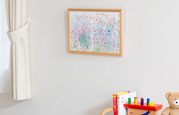 子供部屋に、やさしいアートを