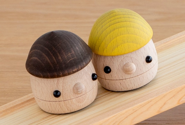 こまむぐ Nセット(どんぐりの坂・どんぐりぱぱ・どんぐりまま・どんぐりころころ1個) 木のおもちゃ 木製 玩具 日本製
