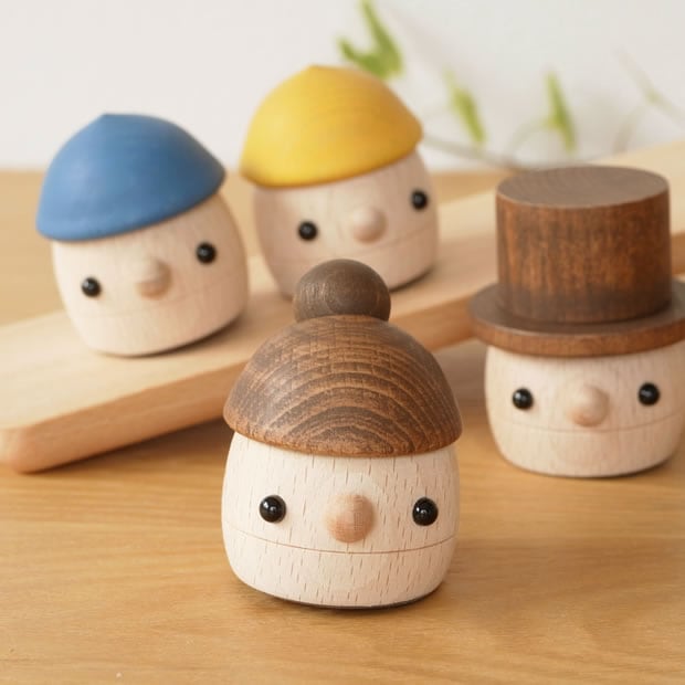 おもちゃのこまーむ どんぐりまま 木のおもちゃ 日本製