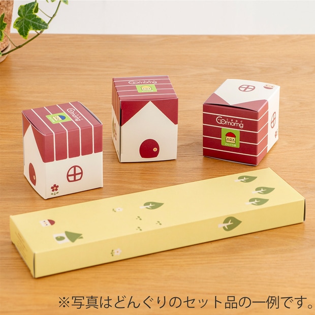 こまむぐ Uセット(どんぐりの坂・どんぐりきのこ3個) 木のおもちゃ 木製 玩具 日本製