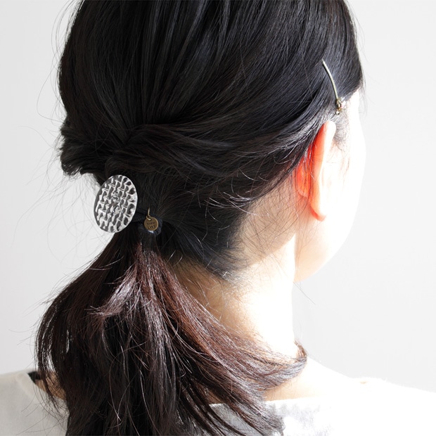 ハリオ ヘアゴム ブリリアント 円形 丸型 ガラス製 HARIO Lampwork Factory 手作り 日本製 ヘアアクセサリー 大人っぽい レディース