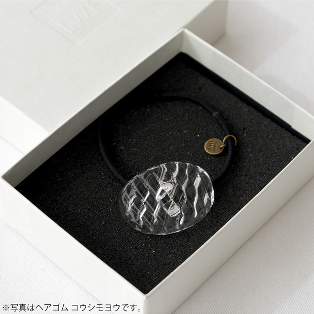 ハリオ ヘアゴム ブリリアント 円形 丸型 ガラス製 HARIO Lampwork Factory 手作り 日本製 ヘアアクセサリー 大人っぽい レディース