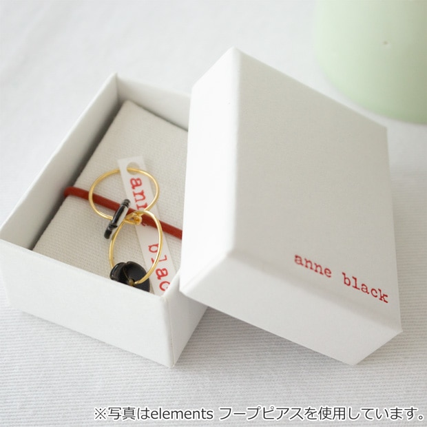 Anne Black アンヌ・ブラック ピアス stripes ストライプ フックピアス