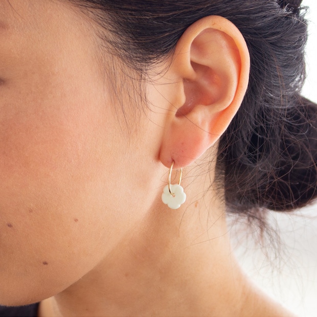 Anne Black アンヌ・ブラック ピアス elements エレメンツ フープピアス