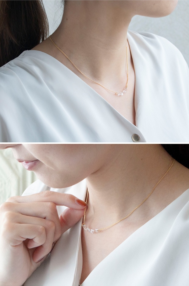 ハリオ ネックレス カラム