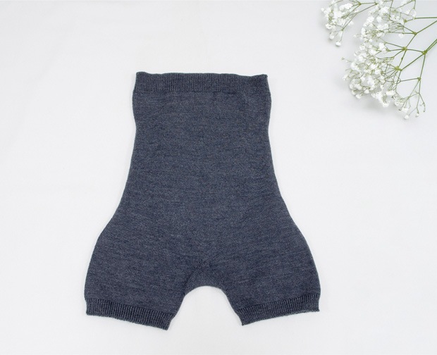 ぬいめのないウールコットンのはらまきパンツ kontex 日本製 コンテックス