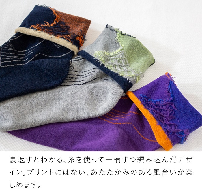 北欧 小鳥 ソックス レディース 日本製 コンフォートトップタイプ 締めつけにくい クルー丈 靴 おしゃれ ナチュラル fromF