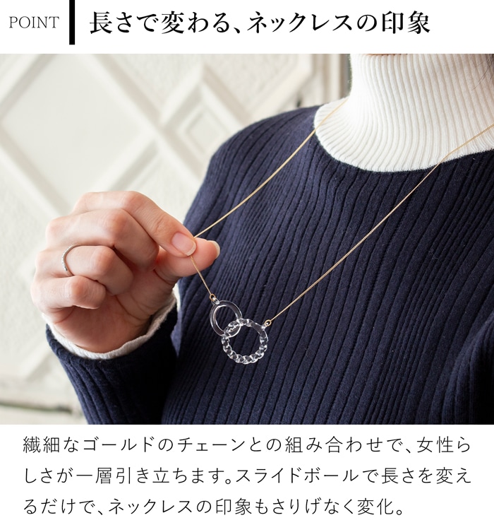 ハリオ ネックレス リアン ガラス製 HARIO Lampwork Factory 手作り リング ゴールド 日本製 ハリオランプワークファクトリー