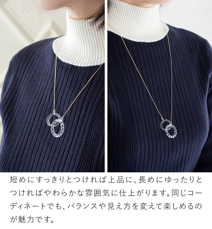 ハリオ ネックレス リアン ガラス製 HARIO Lampwork Factory 手作り リング ゴールド 日本製 ハリオランプワークファクトリー