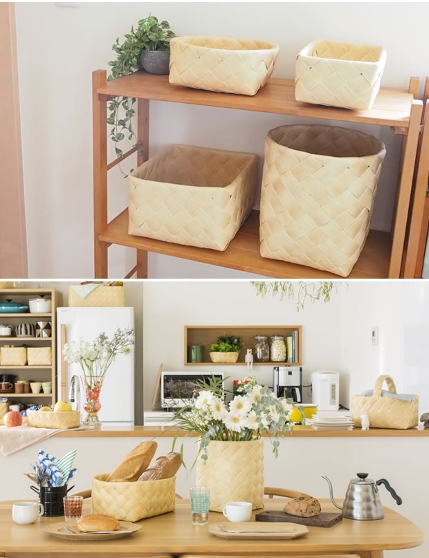 スタックストー ティム Timb. ベリーピック M 取っ手付 北欧 収納カゴ 収納ボックス バスケット カゴ stacksto 水や湿気に強い樹脂素材のかご