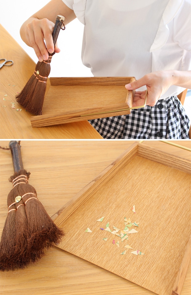 みはたや ちりとり 塵取 ダストパン タモ 木製 贈り物家具 mihataya 日本製