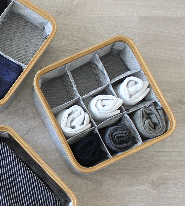 KIM Storage box with lid 9section GUDEE