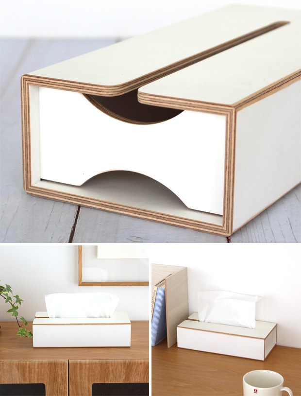 Eau TISSUE BOX ティッシュボックス ティッシュケース ティッシュカバー 木製 北欧 タカハシ産業 日本製