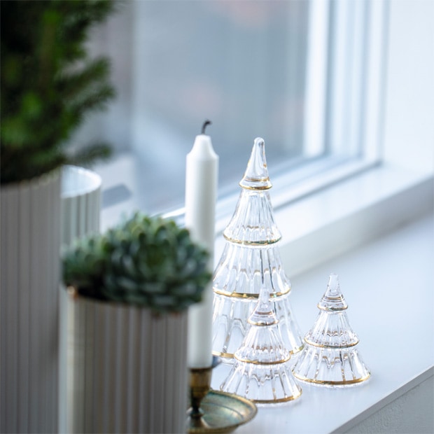 ホルムガード クリスマスツリー ガラス XL 19cm 北欧 HOLMEGAARD クリスマス ツリー ガラスツリー クリスマス雑貨