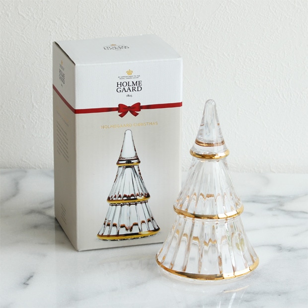 ホルムガード クリスマスツリー ガラス L 13.5cm 北欧 HOLMEGAARD クリスマス ツリー ガラスツリー クリスマス雑貨