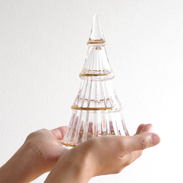 ホルムガード クリスマスツリー ガラス XL 19cm 北欧 HOLMEGAARD クリスマス ツリー ガラスツリー クリスマス雑貨
