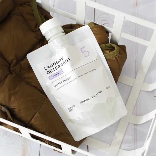 とみおかクリーニング アウトドア用洗剤 350ml パウチ 防水・撥水加工製品用 弱アルカリ性 日本製 洗濯 洗剤 ランドリー