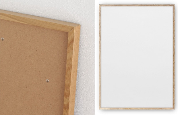 ポポスターフレーム 50×70 cm PaperCollective FRAMES ペーパーコレクティブ デンマーク 北欧 フレーム 木製 アクリルガラス 額縁