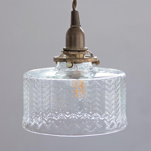 AXCIS ヘリンボンシェード ガラス シェード ヘリンボーン 杉綾 タイプA アクシス Homestead