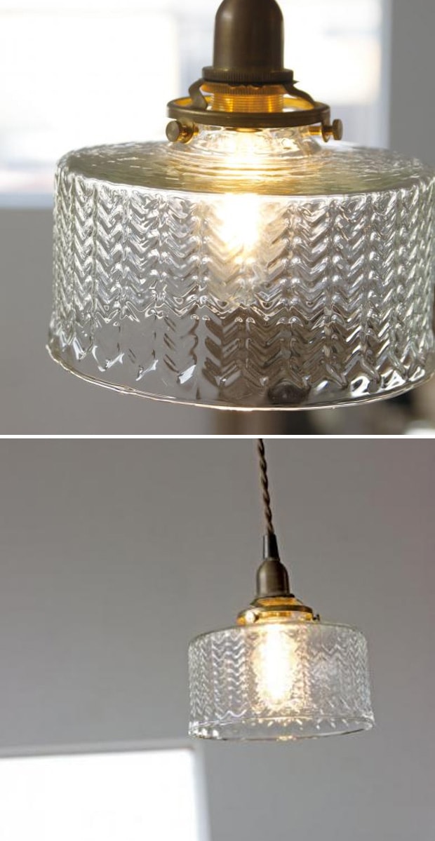 AXCIS ヘリンボンシェード ガラス シェード ヘリンボーン 杉綾 タイプA アクシス Homestead