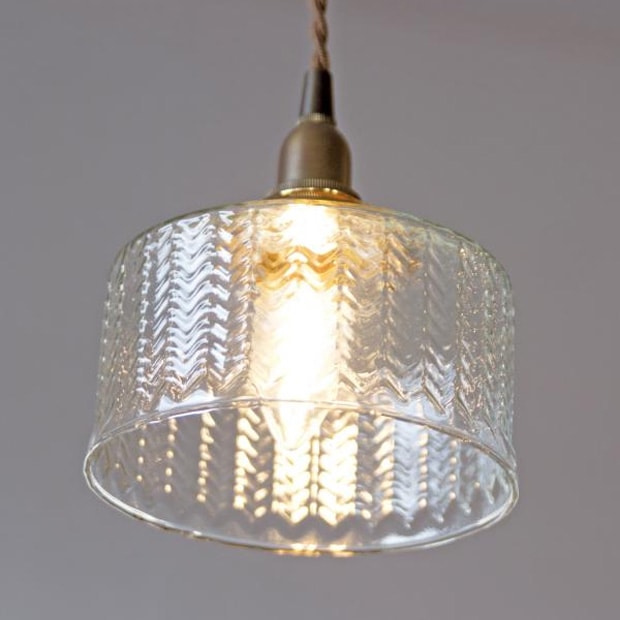 AXCIS ヘリンボンシェード ガラス シェード ヘリンボーン 杉綾 タイプA アクシス Homestead