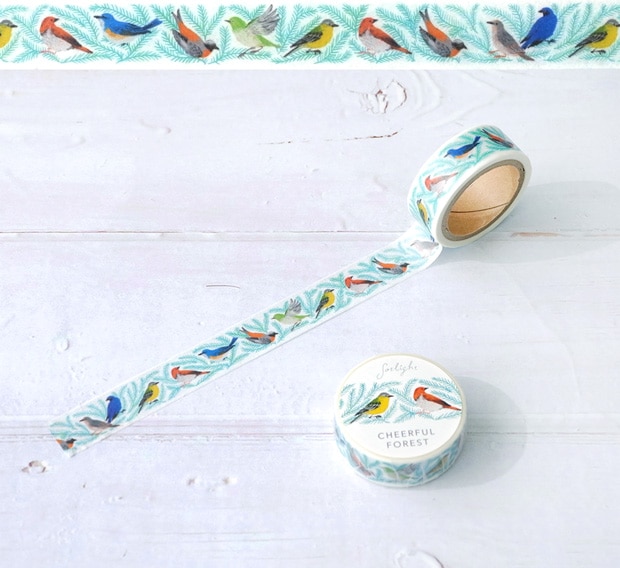 Masking Tape 6Rolls マスキングテープ 6個セット 花柄 動物柄 文具 雑貨 おしゃれ POTPURRI sotlight ポトペリー ソットライト