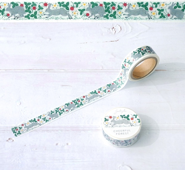 Masking Tape 6Rolls マスキングテープ 6個セット 花柄 動物柄 文具 雑貨 おしゃれ POTPURRI sotlight ポトペリー ソットライト
