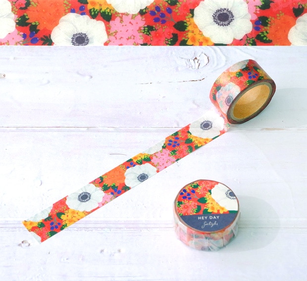 Masking Tape 6Rolls マスキングテープ 6個セット 花柄 動物柄 文具 雑貨 おしゃれ POTPURRI sotlight ポトペリー ソットライト