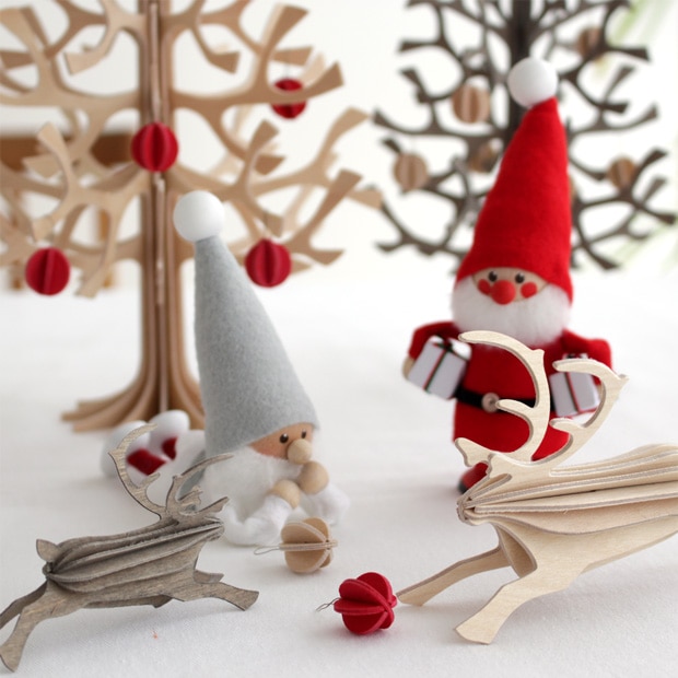 lovi ロヴィ トナカイ M 12cm クリスマス オーナメント オブジェ ポストカード 白樺 北欧 北欧インテリア フィンランド