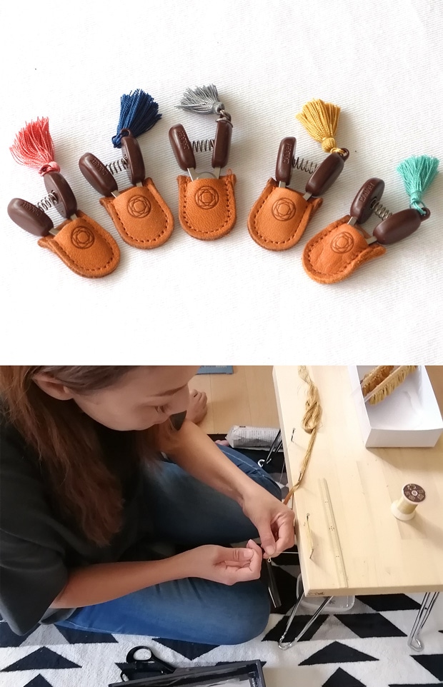 Cohana 関の豆ばさみと豆枡の針山セット 日本製 Made in Japan コハナ KAWAGUCHI 裁縫道具