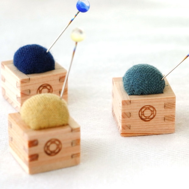 Cohana 関の豆ばさみと豆枡の針山セット 日本製 Made in Japan コハナ KAWAGUCHI 裁縫道具