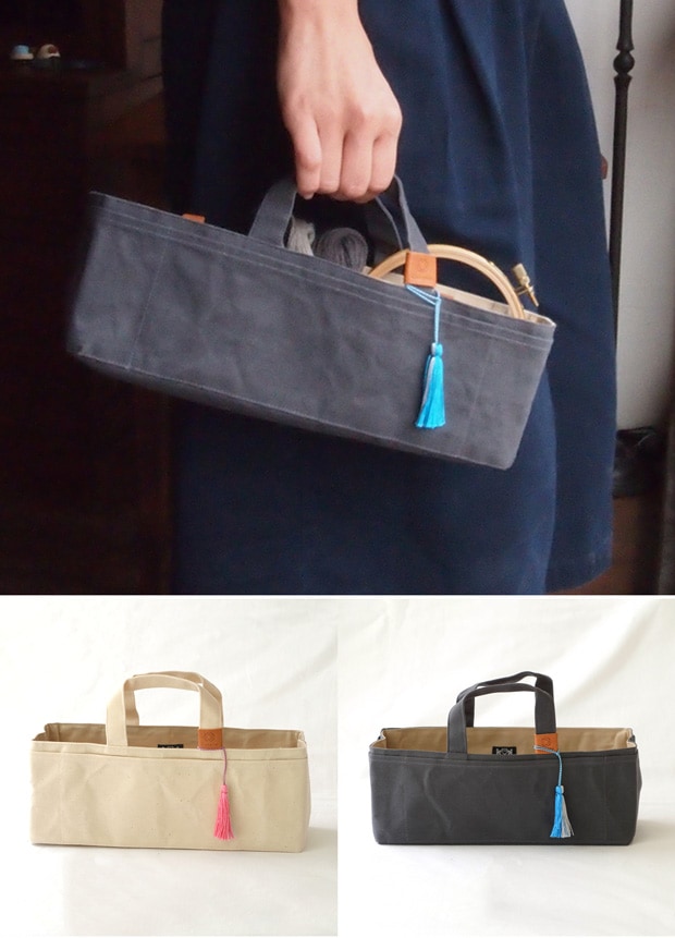 Cohana 帆布の道具入れ 帆布バッグ 日本製 Made in Japan コハナ KAWAGUCHI 裁縫道具