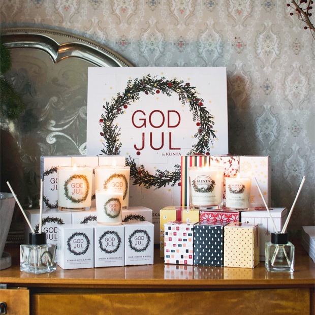 KLINTA クリンタ マッサージキャンドル GOD JUL 16h クリスマス限定 北欧雑貨 アロマキャンドル
