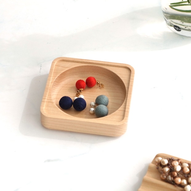 スタッキング ストレージトレー 1S 90mm 卓上収納 木製 Wooden Desk Organizer 1inch S Jeantopia ジントピア