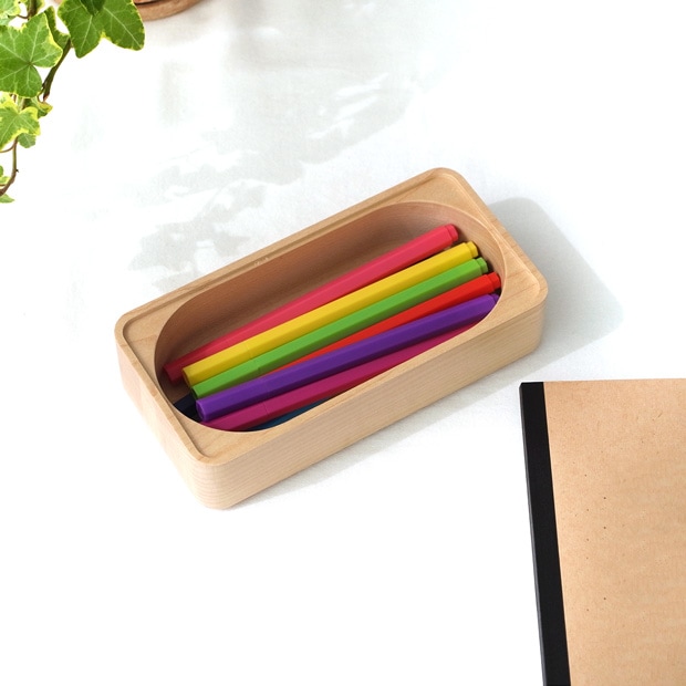 スタッキング ストレージトレー 2M 180×90mm 卓上収納 木製 Wooden Desk Organizer 2inch M Jeantopia ジントピア