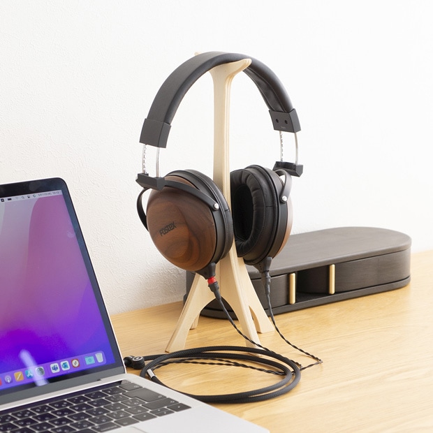 ヘッドフォンスタンド 木製 シサンムファクトリー thirteen woodworking サーティーンウッドワーキング